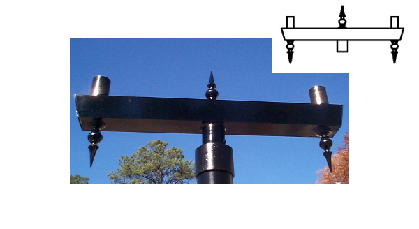 Curlee Machinery Decorative Post Top Bracket